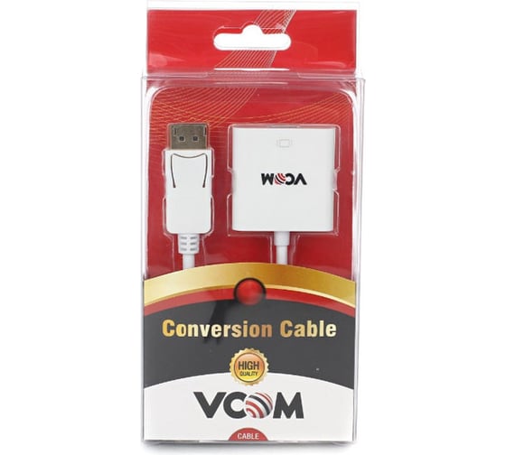 Кабель-переходник VCOM DisplayPort/M/ - HDMI/F/ 0.1m CG553
