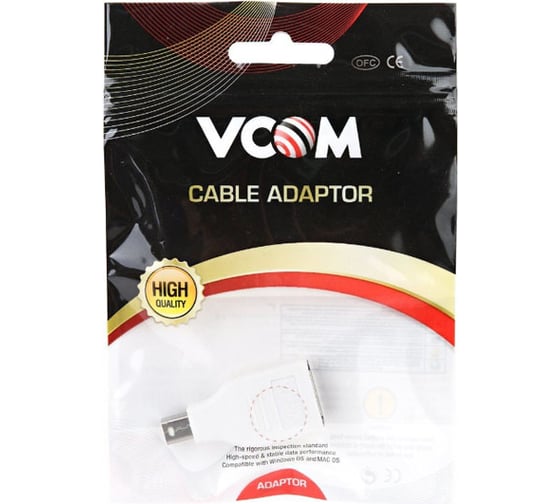 Переходник VCOM Mini DisplayPort/M/ - DisplayPort /F/ CA805