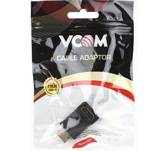 Угловой переходник VCOM HDMI /M/ - HDMI /F/ CA320