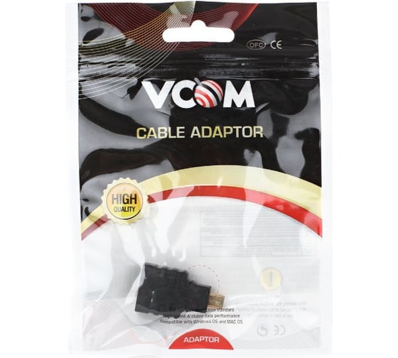 Переходник VCOM HDMI-19F - Micro-HDMI-19M CA325