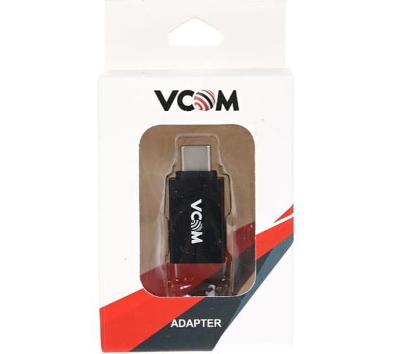 Переходник OTG VCOM USB 3.1 Type-C - USB 3.0 A f, металлический корпус CA431M