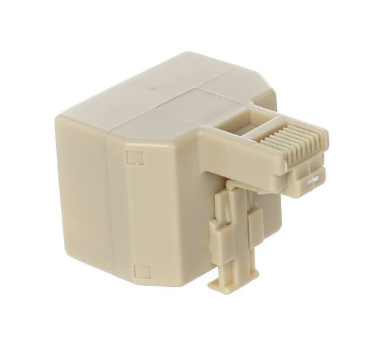 Переходник-разветвитель VCOM RJ-45 8P8C Plug - 2-8P8C Jack VTE7714