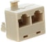 Переходник-разветвитель VCOM RJ-45 8P8C Plug - 2-8P8C Jack VTE7714 1