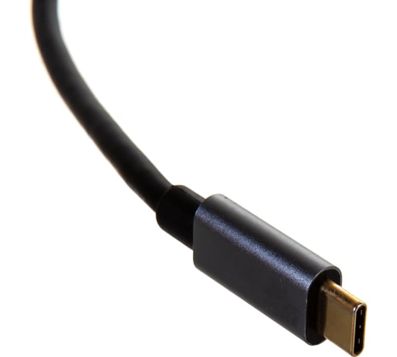 Кабель-концентратор VCOM USB 3.1 Type-C /m - RJ-45+3port USB 3.0/f, Aluminum Shell DH311A