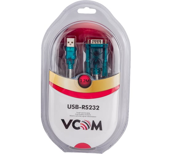 Кабель-переходник VCOM USB A m - RS-232 DB9M VUS7050