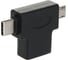 Переходник VCOM OTG 2 в 1, Micro USB 2.0 +Type-C - USB 3.0 A f CA434 1