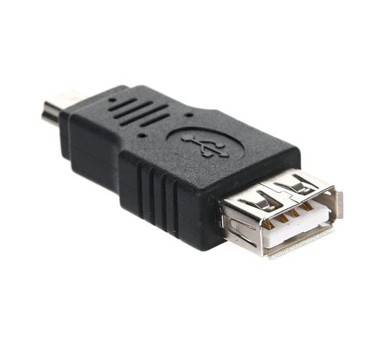 Переходник VCOM USB 2.0 A f - mini USB-5P CA411 1