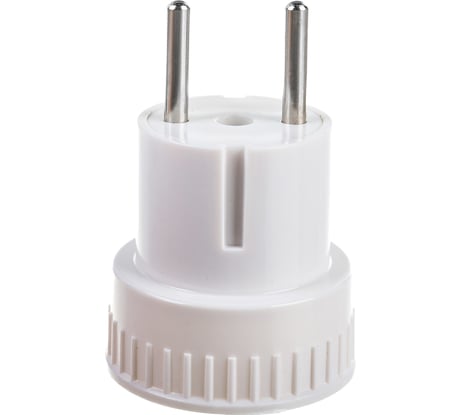 Сетевой адаптер STEKKER без заземления, 250В, 10A, IP20, белый, ADP10-05-20 39005