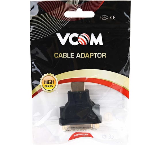Переходник VCOM DVI-D 25F - HDMI 19M VAD7819
