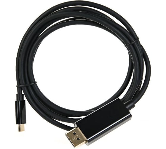Кабель-адаптер VCOM USB 3.1 Type-C /m - DisplayPort/m 3840x216060Hz, 1,8m CU422C-1.8M