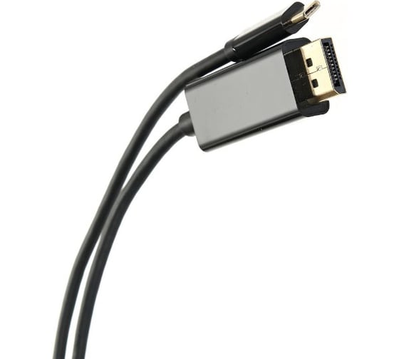 Кабель-адаптер VCOM USB 3.1 Type-C /m - DisplayPort/m 3840x216060Hz, 1,8m CU422C-1.8M