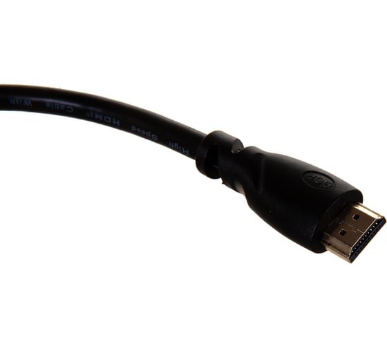 Цифровой кабель GCR HDMI 2.0, 1.0m, черный, для подключения ПК, AppleTV HM311-1.0m