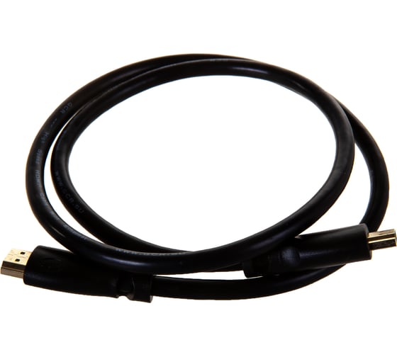 Цифровой кабель GCR HDMI 2.0, 1.0m, черный, для подключения ПК, AppleTV HM311-1.0m