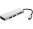 Кабель-адаптер VCOM USB3.1 Type-C /M - HDMI+2*USB 3.0+TF+SD docking space, Aluminum Shell CU430M 1