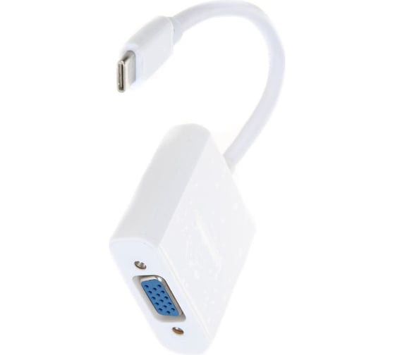 Кабель-адаптер VCOM USB 3.1 Type-C/m - VGA/f, 1920х1080, 60Hz, 10Gbps, 0,15m CU421