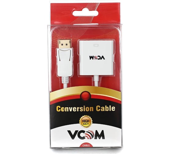 Кабель-переходник VCOM DisplayPort M - VGA F 0.15м CG603
