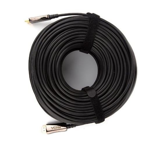 Активный оптический кабель VCOM HDMI 19M/M, ver. 2.0, 4K60 Hz, 80m D3742A-80M