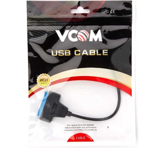 Кабель-адаптер VCOM USB 3.0 - SATA III 2.5 CU815