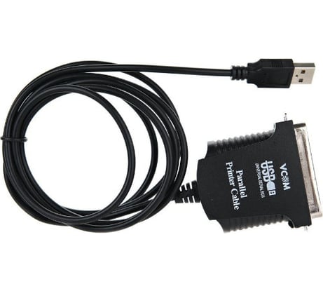 Кабель-адаптер VCOM USB A вилка - LPT, 1.8м VUS7052