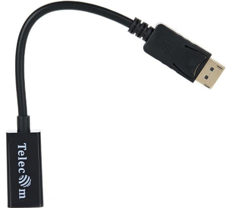 Кабель-переходник Telecom DisplayPort - HDMI-F, 0.2m TA553