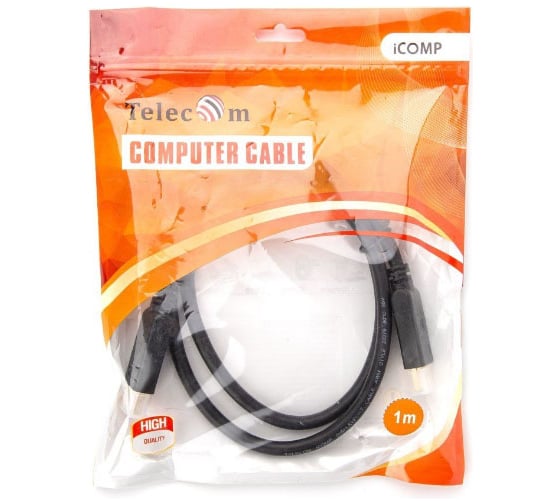 Соединительный кабель Telecom DisplayPort - DisplayPort, 1.2V, 4K 60Hz, 1м PRO CG720-1M