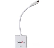 Кабель-адаптер Telecom USB 3.1 Type-C/M - HDMI/F, 3840x216030Hz, 10Gbps, 0,15m TCA423B