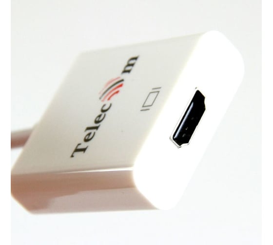Кабель-адаптер Telecom USB 3.1 Type-C/M - HDMI/F, 3840x216030Hz, 10Gbps, 0,15m TCA423B
