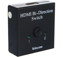 Разветвитель HDMI Telecom 2-1, переключатель HDMI 1--2, двунаправленный TTS5015