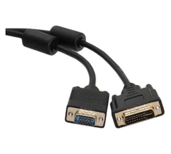 Кабель-переходник Telecom DVI /24+5/ - VGA_M/M, 1,8м TA680F-1.8M