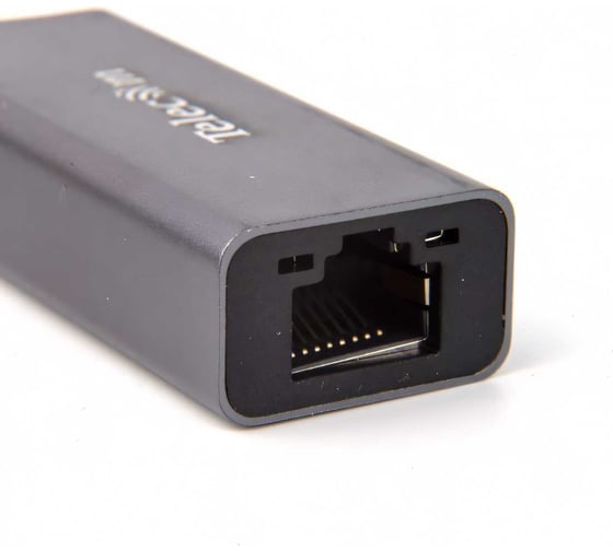 Кабель-переходник Telecom USB 3.1 Type-C - RJ-45, 1000Mbps Ethernet, Aluminum Shell, 0.15м TU320M