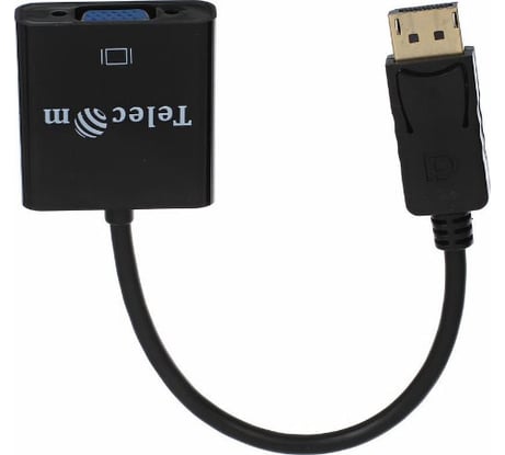 Кабель-переходник Telecom DisplayPort - VGA-F, 0,2m TA552