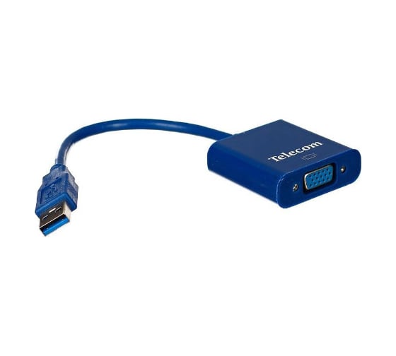 Адаптер Telecom USB 3.0-VGA-F display adapter TA710