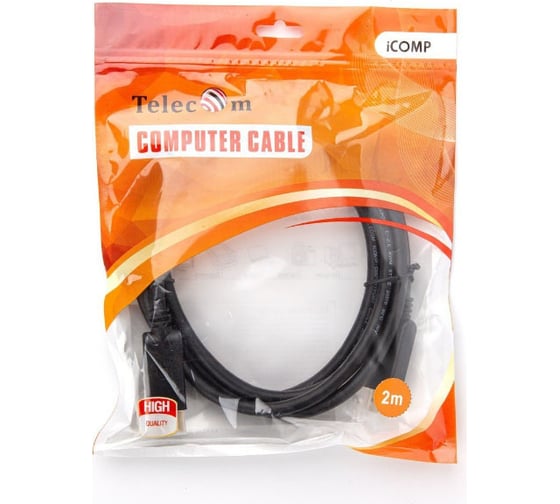 Соединительный кабель Telecom DisplayPort-DisplayPort, 1.2V, 4K 60Hz, 2м, PRO CG720-2M