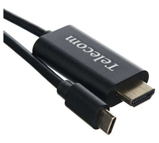 Кабель-адаптер Telecom USB 3.1 Type-C/m - HDMI A/m, 4K 30Hz, 1.8m TCC005-1.8M