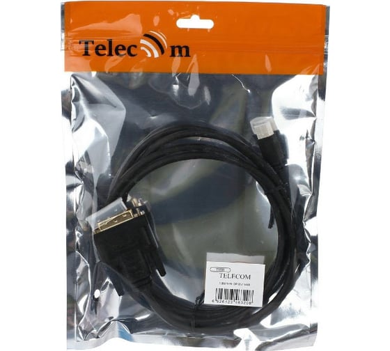 Кабель-переходник Telecom Mini-DisplayPort/M - DVI/M, 1,8м TA665-1.8M