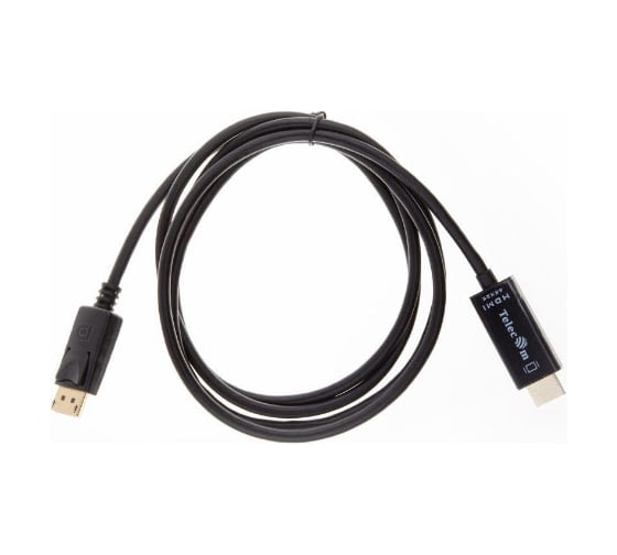 Кабель-переходник Telecom DisplayPort M-HDMI M, 4K30Hz, 1.8m TA811-1.8M 1