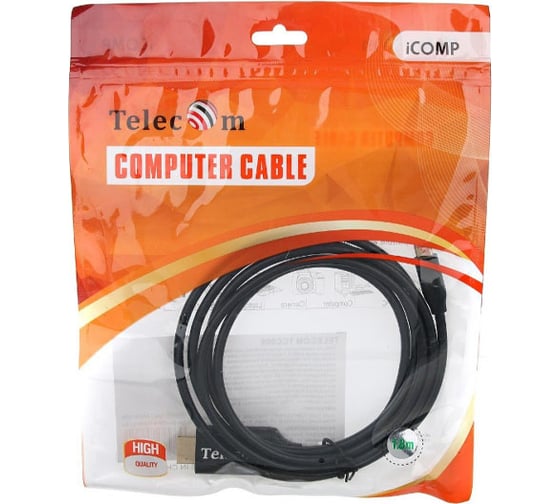 Кабель-адаптер Telecom USB 3.1 Type-C/m - HDMI A/m, 4K 60Hz, 1.8m TCC008-1.8M