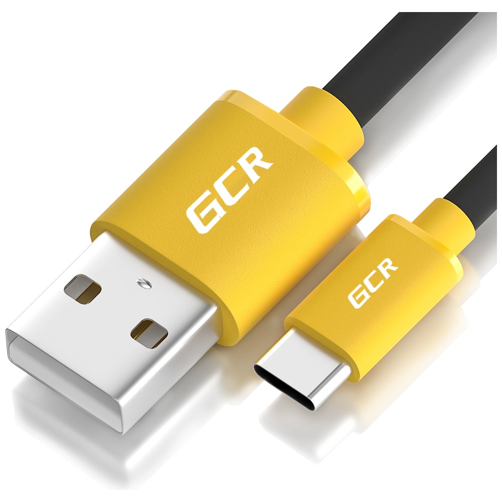 Кабель для зарядки телефона GCR TypeC, 1.5m, черный VIV51I910 ...