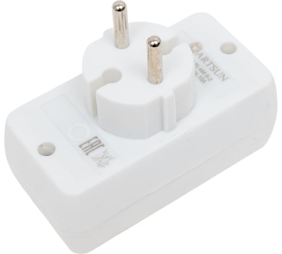 Разветвитель сетевой ARTSUN 250V MAX 6А AM 6 - 2