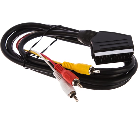 Кабель аудио/видео Cablexpert SCART / 3xRCA, 1.8м CCV-519
