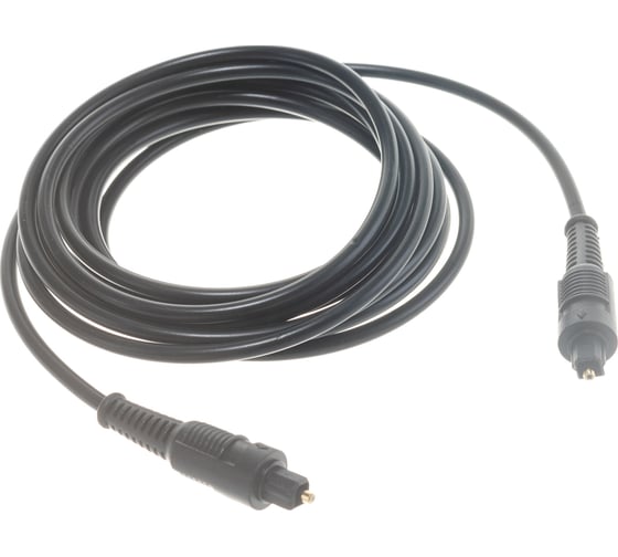 Оптический кабель Cablexpert Toslink 2xODT M/M, 3м, черный, пакет CC-OPT-3M