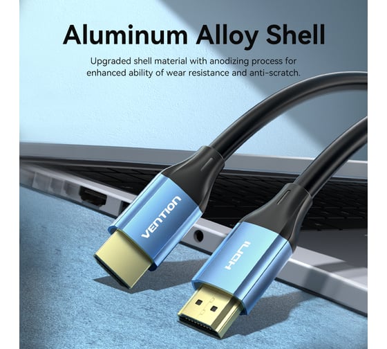 Кабель VENTION HDMI High speed v2.0 with Ethernet 19M/19M - 15м ALHSN