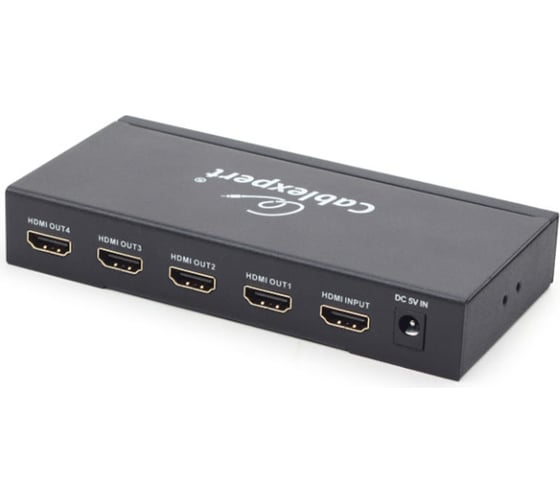 Разветвитель Cablexpert HDMI HD19F/4x19F, 1 компьютер=4 монитора, Full-HD, 3D, 1.4v DSP-4PH4-02 1