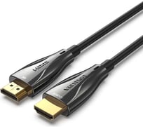 Кабель VENTION оптический HDMI v2.1 19M/19M - 10м. Черный ALBBL