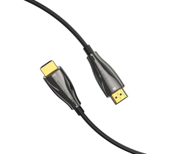 Кабель VENTION оптический HDMI v2.1 19M/19M - 10м. Черный ALBBL