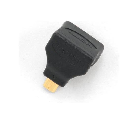 Угловой переходник Cablexpert HDMI-microHDMI, 19F/19M, золотые разъемы, пакет A-HDMI-FDML