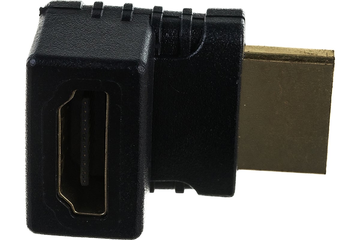 Переходник Cablexpert HDMI-HDMI, 19F/19M, угловой соединитель, 270 ...