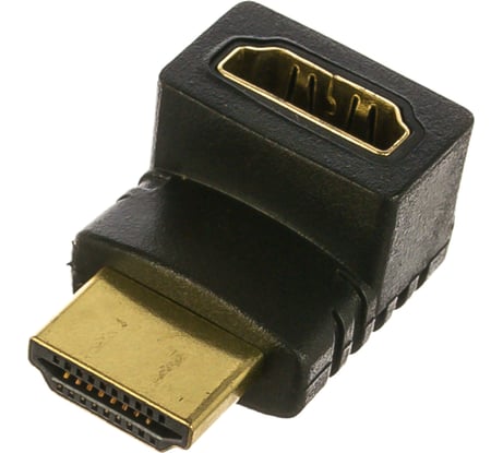Переходник Cablexpert HDMI-HDMI, 19F/19M, угловой соединитель, 270 градусов A-HDMI270-FML