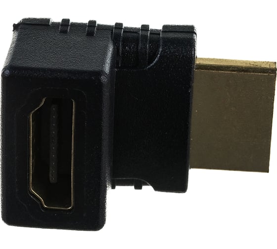 Переходник Cablexpert HDMI-HDMI, 19F/19M, угловой соединитель, 270 градусов A-HDMI270-FML