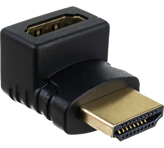Переходник Cablexpert HDMI-HDMI, 19F/19M, угловой соединитель, 270 градусов A-HDMI270-FML